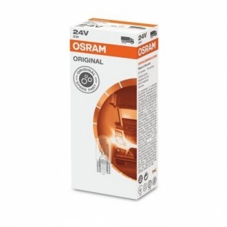 Автолампа (2W 24V W2,1X9,5D 5XF) OSRAM 2840 фото товару