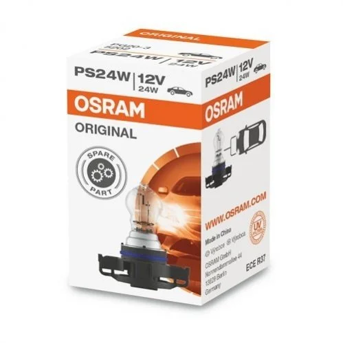 <strong>Лампа (картон 1шт) PS24W 12В 24Вт PG20/3 Original, Білий OSRAM 5202 (фото 1)</strong>