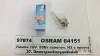 <strong>Лампа розжарювання H3 12V 55W PK22S OSRAM 64151 (фото 1)</strong>