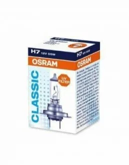 Лампа галогенна H7 12V 55W для OSRAM 64210CLC фото товару