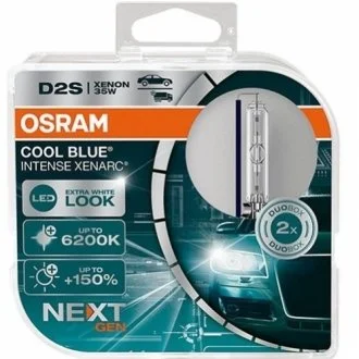Лампа (Набір 2шт) D2S 85В 35Вт P32D-2 Cool Blue Intense NextGen 6200K для OSRAM 66240CBN-HCB фото товару