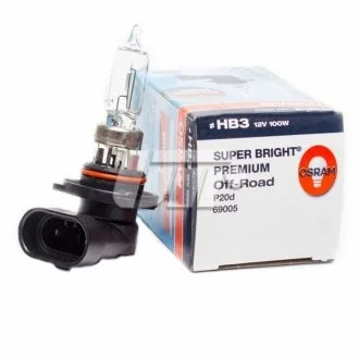 Автолампа галогенова 100W для OSRAM 69005SBP фото товару