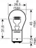 <strong>Лампа розжарювання P21/5W 12V 21/5W OSRAM 7528ULT (фото 2)</strong>