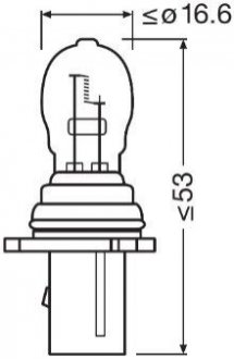 Автолампа 13W OSRAM 828 фото товару