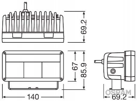<strong>Фара денного світла OSRAM LEDDL102-WD (фото 1)</strong>