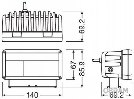 Купити Фара денного світла OSRAM LEDDL102-WD за низькою ціною в Україні (фото 1)