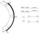 <strong>HELLA DB Щоки ручного гальма DB203 (164*20) з кріпленням. PAGID 8DA 355 050-431 (фото 1)</strong>