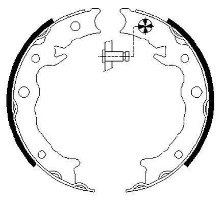 <strong>HELLA SUBARU колодки ручного гальма Forester XV PAGID 8DA 355 051-151 (фото 1)</strong>