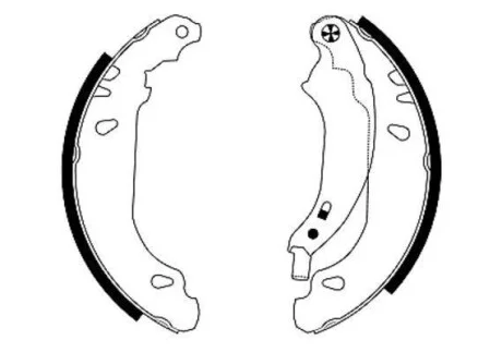 HELLA RENAULT Гальмівні щоки CLIO II 1.5 dCi 03-05, CLIO SYMBOL I 1.4 00-, LOGAN I 1.5 dCi 11-, DACIA, DAIHATSU для Dacia, Renault PAGID 8DB 355 002-261 фото товару