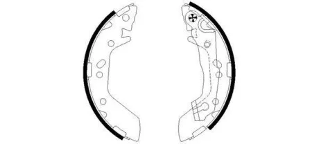 HELLA HYUNDAI щоки гальмівні Accent -05 для PAGID 8DB 355 002-541 фото товару