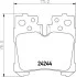 <strong>Гальмівні колодки зад. Lexus LS 06- 4.6-5.0 PAGID 8DB 355 006-651 (фото 2)</strong>