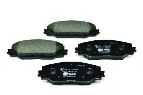 Гальмівні колодки перед.AURIS/RAV 4 III/RAV 4 IV 1.8-2.5H 06- для PAGID 8DB355006-871 фото товару