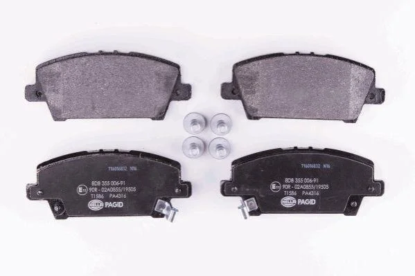 <strong>HELLA HONDA Тормозные колодки передн.Civic 06- PAGID 8DB 355 006-911 (фото 1)</strong>