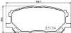 <strong>Гальмівні колодки перед. Lexus RX 03-08 (sumitomo) PAGID 8DB 355 010-071 (фото 2)</strong>