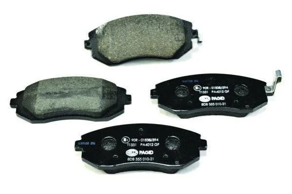 <strong>Гальмівні колодки перед. Subaru Impreza 02-/Forester 02- (akebono) PAGID 8DB355010-211 (фото 1)</strong>