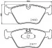 <strong>Гальмівні колодки перед. BMW 5 (E39) 2.0-3.5i 95-03 PAGID 8DB355010-711 (фото 2)</strong>