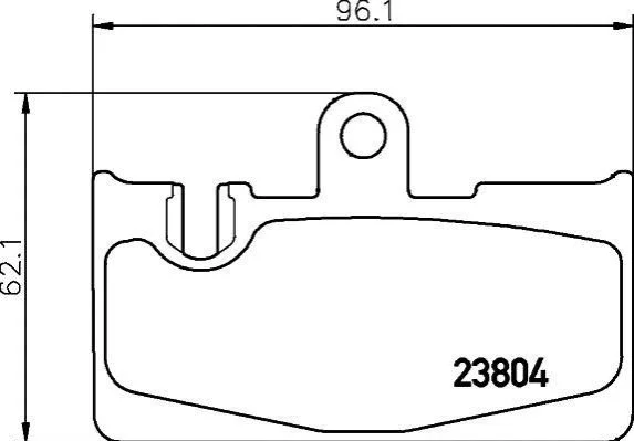 <strong>Гальмівні колодки зад. Lexus LS 00-06 PAGID 8DB 355 011-661 (фото 1)</strong>
