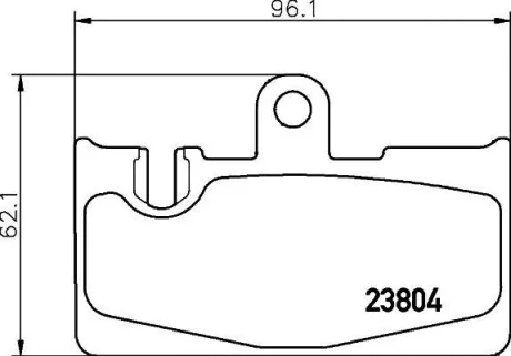 Гальмівні колодки зад. Lexus LS 00-06 для PAGID 8DB 355 011-661 фото товару