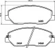 <strong>Гальмівні колодки перед. Hyundai Santa FE 06- (mando) PAGID 8DB 355 012-371 (фото 2)</strong>