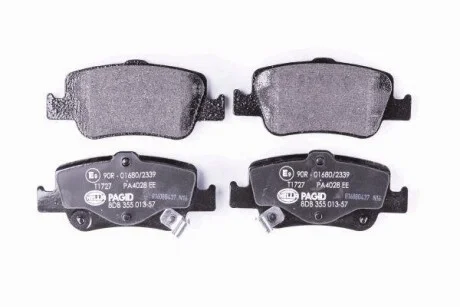 Гальмівні колодки зад. Toyota Auris 07-12/Corolla 13- (bosch) для PAGID 8DB 355 013-571 фото товару