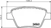 <strong>Гальмівні колодки зад. Caddy/Jetta 10-/Golf 09-13 PAGID 8DB 355 014-021 (фото 2)</strong>