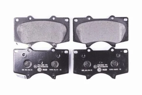 Гальмівні колодки перед. MITSUBISHI PAJERO/TOYOTA FJ CRUISER/LAND CRUISER 2.7-4.7 01- для PAGID 8DB355014-121 фото товару