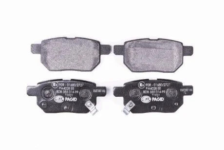 Гальмівні колодки зад. Lexus CT/Toyota Prius/Yaris 08- для PAGID 8DB 355 014-991 фото товару