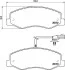 <strong>Гальмівні колодки зад. Master/Movano 10- (спарка) PAGID 8DB355015-311 (фото 1)</strong>