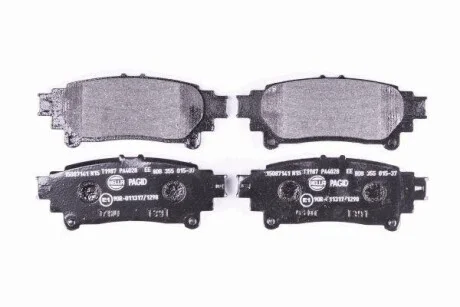 Гальмівні колодки зад. Lexus RX 08-15/Toyota Prius 09- (akebono) для PAGID 8DB355015-371 фото товару