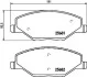 <strong>Гальмівні колодки перед. Skoda Fabia II-III 11- /VW Polo 10- (TRW) PAGID 8DB355020-521 (фото 1)</strong>