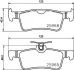 <strong>HELLA PEUGEOT гальмівні колодки передні 308 II 13- PAGID 8DB 355 021-701 (фото 2)</strong>