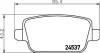 <strong>HELLA FORD гальмівні колодки дискові задн. (з пластинами) Mondeo 06- VOLVO S80 PAGID 8DB 355 025-371 (фото 1)</strong>