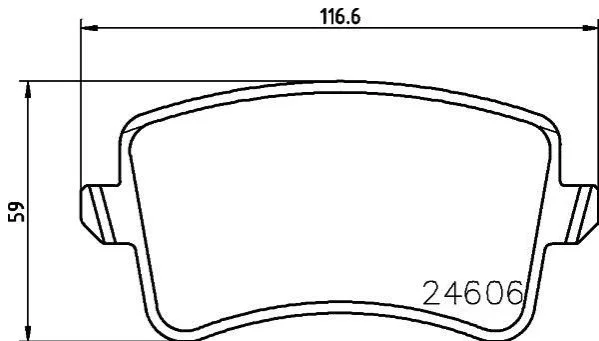 <strong>HELLA VW Колодки тормозн.задн.Audi A4/5,Q5 07- PAGID 8DB 355 025-381 (фото 1)</strong>