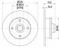 <strong>HELLA VW Диск гальмівний задній SEAT PAGID 8DD 355 101-661 (фото 1)</strong>