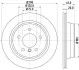 <strong>HELLA Диск тормозной задний (вентил.) BMW E39 (298*20) PAGID 8DD 355 104-611 (фото 1)</strong>