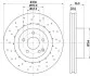 <strong>Гальмівний диск W220 (PRO) HELLA PAGID 8DD355106-851 (фото 1)</strong>