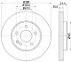<strong>HELLA DB Диск тормозн.передн.W169 04-,W245 05- PAGID 8DD 355 111-081 (фото 1)</strong>