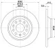 <strong>HELLA VW Диск тормозной задний AUDI A6 2.0i 2.4i 2.7TDI 2.8FSI 3.0i 05- (302*11.7) PAGID 8DD 355 111-181 (фото 1)</strong>