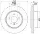 <strong>HELLA PRO BMW диск гальмівний задн. X3 E83 04- PAGID 8DD 355 112-251 (фото 1)</strong>