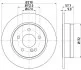 <strong>HELLA DB Тормозной диск задн W204 PAGID 8DD 355 114-181 (фото 1)</strong>
