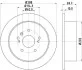 <strong>Гальмівний диск зад. Lexus RX 03-08 3.0-3.5 (PRO) PAGID 8DD 355 114-991 (фото 1)</strong>