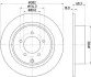 <strong>HELLA MITSUBISHI Тормозной диск задн.ASX,Outlander II 1.6/2.4 07- PAGID 8DD 355 115-491 (фото 1)</strong>