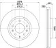 <strong>Гальмівний диск перед. MAZDA CX-7 07-13 (296x28) PAGID 8DD355115-781 (фото 1)</strong>