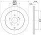 <strong>Гальмівний диск зад. Grand Vitara II 05- 1.9-3.2 PAGID 8DD 355 116-781 (фото 1)</strong>