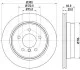 <strong>HELLA PRO BMW Диск гальмівниий задн.1 E81/87,3 E90,X1 E84 05- PAGID 8DD 355 117-831 (фото 1)</strong>