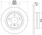 <strong>HELLA PRO BMW диск гальмівний задній 3 F20, 2/F22 PAGID 8DD 355 120-231 (фото 1)</strong>