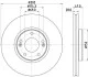 <strong>HELLA PRO HYUNDAI Гальмівний диск передн. GRANDEUR 2.2, 2.4, 3.3, KIA PAGID 8DD 355 122-501 (фото 1)</strong>