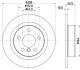 <strong>HELLA PRO BMW Диск гальмівний задній X1/F48 PAGID 8DD 355 122-661 (фото 1)</strong>