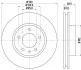 <strong>HELLA PRO HIGH CARBON VW Диск гальм. передн лів. Touareg 02- PAGID 8DD 355 128-041 (фото 1)</strong>