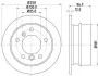 <strong>HELLA PRO HIGH CARBON DB диск гальмівний задн. Sprinter VW LT 96- (258*12) PAGID 8DD 355 128-401 (фото 1)</strong>